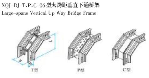 XQL-DJ-T、P、C-06型大跨距垂直下通桥架生产厂家